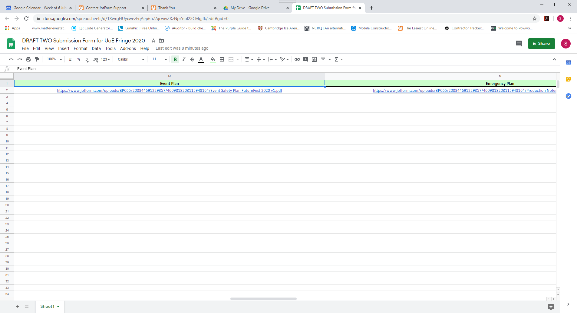 Customizee Google Sheets Integration